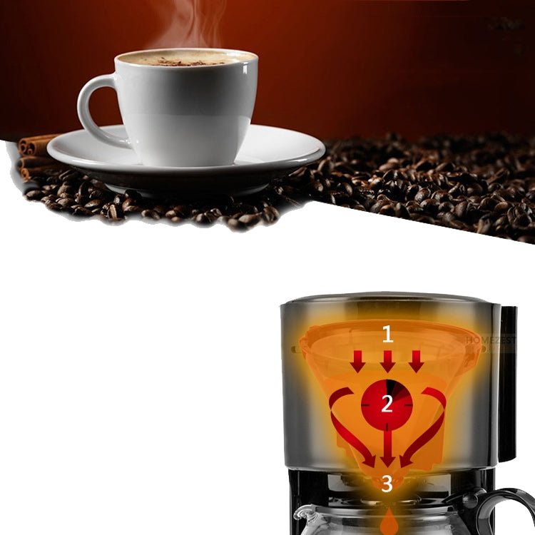 HOMEZEST Household Small Coffee Machine Fully Automatic Portable Drip Coffee Machine(EU Plug) - free shipping - PMC TechLife - Order now!