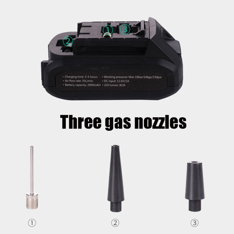 SUITU High-pressure Handheld Smart Digital Display Car Portable Wireless Tire Inflator(Red) - Inflatable Pump by SUITU | Online Shopping South Africa | PMC TechLife | Buy Now Pay Later Mobicred