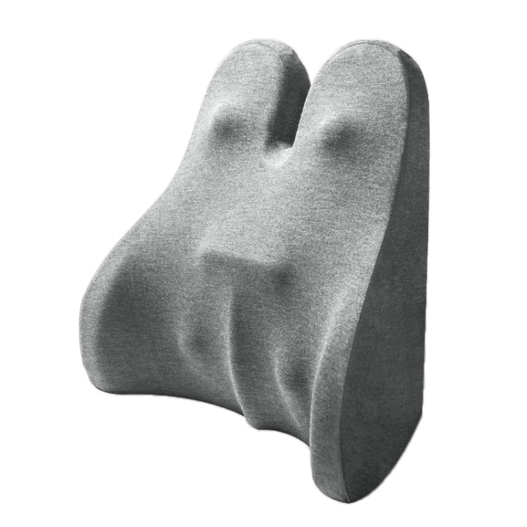 Car Seat Lumbar Support Cushion Memory Foam Office Lumbar Cushion, Size: Bandage(Light Gray) - Seat Accessories by PMC TechLife | Online Shopping South Africa | PMC TechLife | Buy Now Pay Later Mobicred