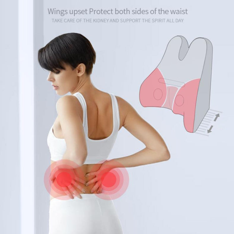 Car Seat Lumbar Support Cushion Memory Foam Office Lumbar Cushion, Size: Bandage(Light Gray) - Seat Accessories by PMC TechLife | Online Shopping South Africa | PMC TechLife | Buy Now Pay Later Mobicred