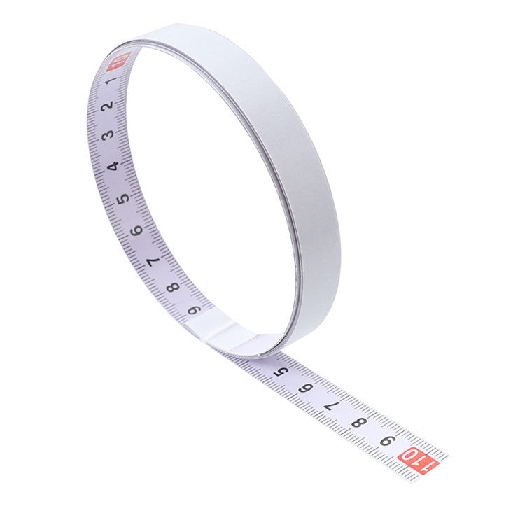 1m Sticky Scale Steel Ruler with Glue Scale Tape Measure Self-adhesive Ruler, Specification:Middle Point - Measuring Tools by PMC TechLife | Online Shopping South Africa | PMC TechLife