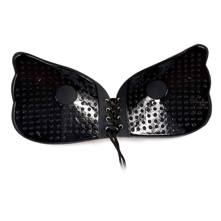 Women Self-Adhesive Strapless Bandage Blackless Solid Bra Silicone Underwear Invisible Bra, Size:XL(T Black) - free shipping - PMC TechLife - Order now!