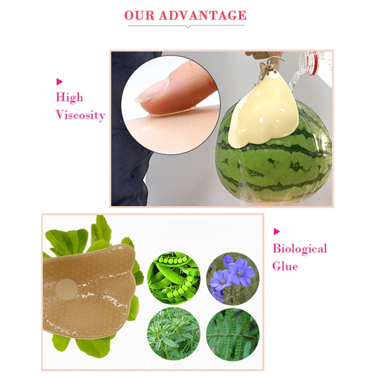 Women Self-Adhesive Strapless Bandage Blackless Solid Bra Silicone Underwear Invisible Bra, Size:XL(T Black) - free shipping - PMC TechLife - Order now!