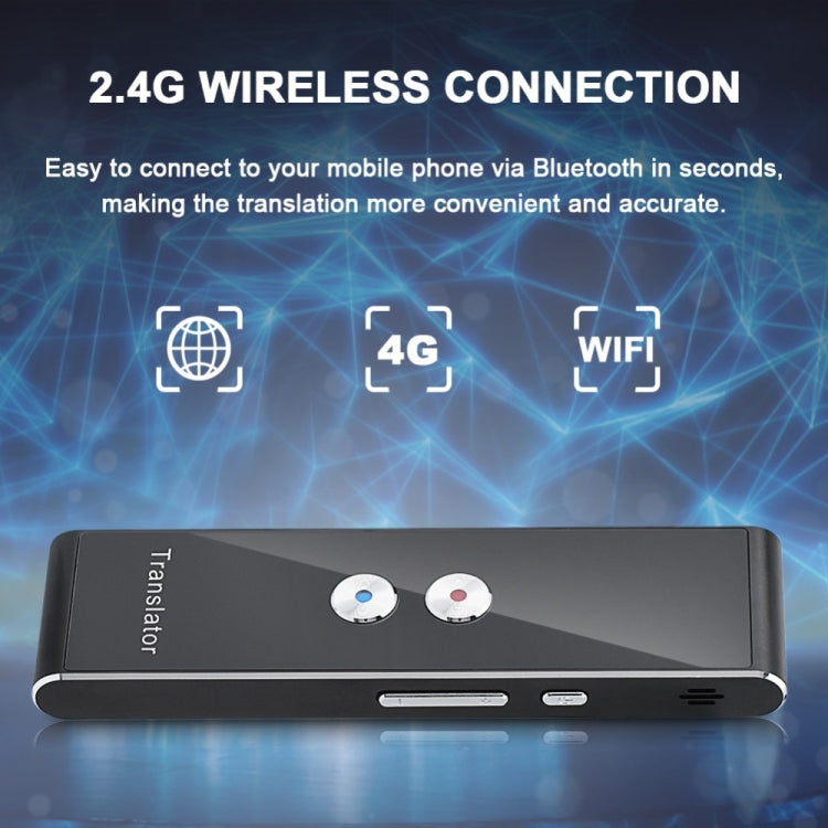 Portable Smart Voice Translator Upgrade Version for Learning Travel Business Meeting 3 in 1 voice Text Photo Language Translator(Black) -  by PMC TechLife | Online Shopping South Africa | PMC TechLife | Buy Now Pay Later Mobicred