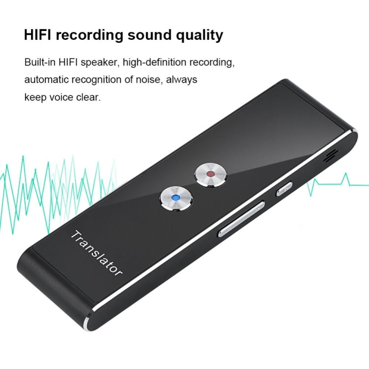 Portable Smart Voice Translator Upgrade Version for Learning Travel Business Meeting 3 in 1 voice Text Photo Language Translator(Black) -  by PMC TechLife | Online Shopping South Africa | PMC TechLife | Buy Now Pay Later Mobicred