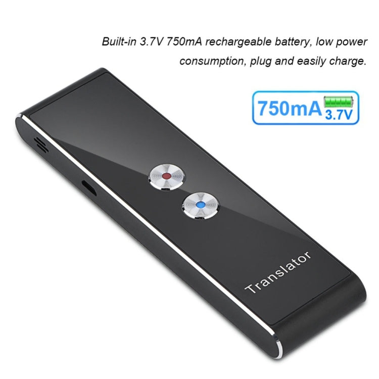 Portable Smart Voice Translator Upgrade Version for Learning Travel Business Meeting 3 in 1 voice Text Photo Language Translator(Black) -  by PMC TechLife | Online Shopping South Africa | PMC TechLife | Buy Now Pay Later Mobicred