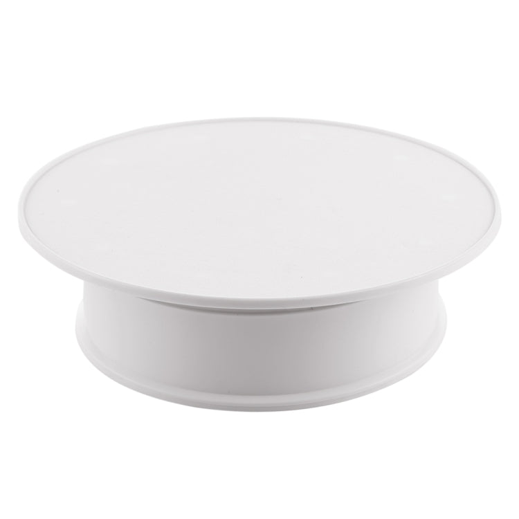 20cm 360 Degree Electric Rotating Turntable Display Stand Photography Video Shooting Props Turntable, Load 1.5kg, Powered by Battery(White) - free shipping - PMc TechLife - Order now!