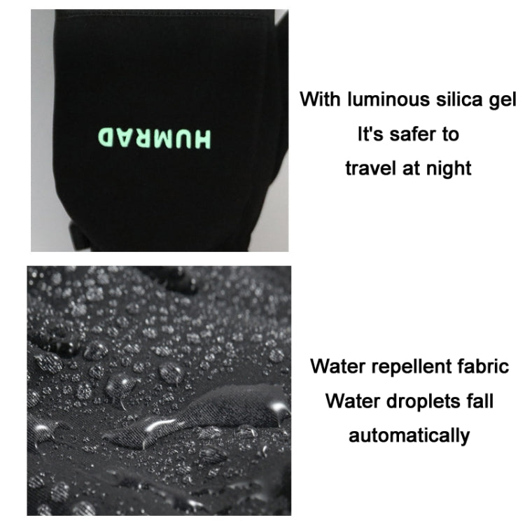 HUMRAO Winter Half-Finger Flip Cover Warm Gloves For Outdoor Sports Skiing And Cycling, Size:L(Black) - Cycling Gloves by HUMRAO | Online Shopping South Africa | PMc TechLife | Buy Now Pay Later Mobicred