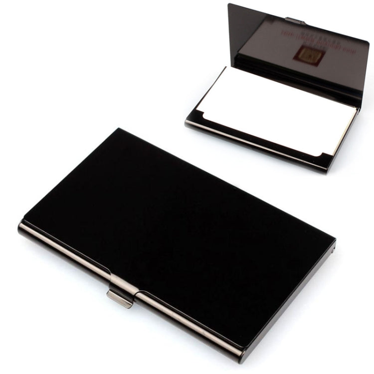 ThinTop Business ID Credit Card Holder Wallets Pocket Case Bank Credit Card Package Case Card Box Card Holder(Black) - Card & Passport Bags by PMC TechLife | Online Shopping South Africa | PMC TechLife