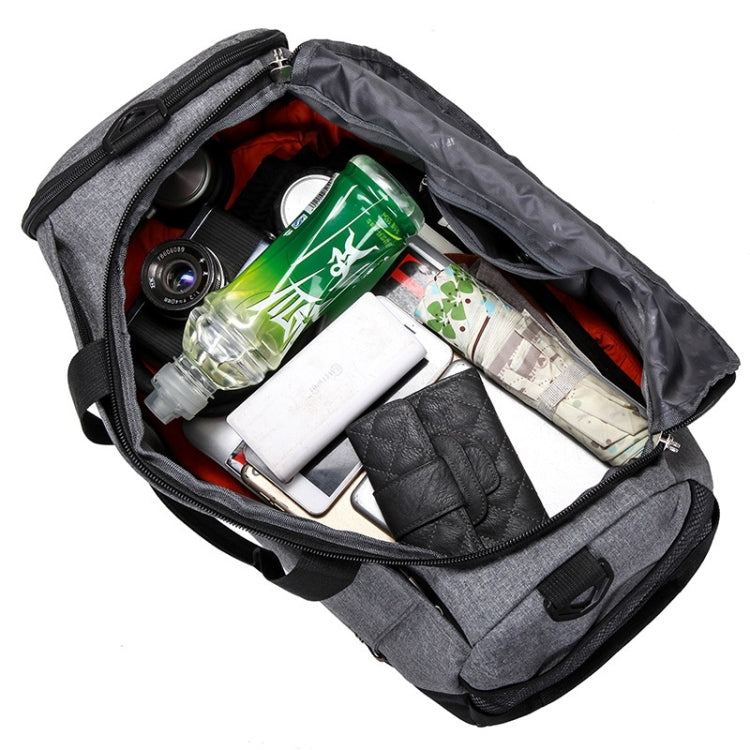 Mens / Ladies Large Capacity Travel Bags Portable Multifunctional Handbag(Black) - Handbags by PMC TechLife | Online Shopping South Africa | PMC TechLife | Buy Now Pay Later Mobicred
