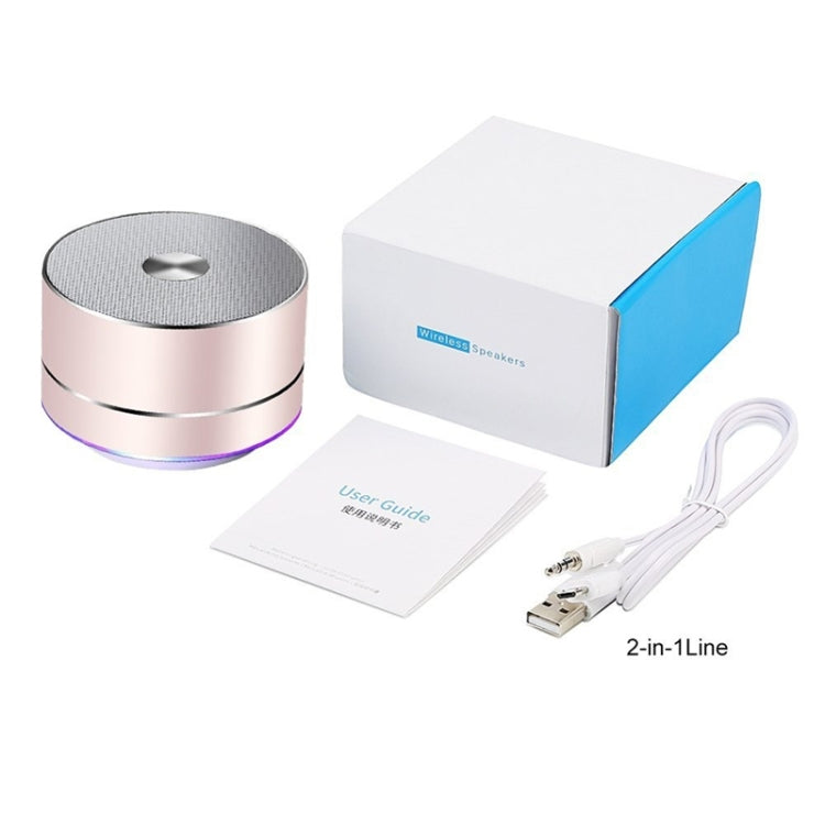 Portable Wireless Bluetooth Speaker Stereo LED Speakers with Built-in Mic MP3 MINI Subwoof Smart Column Loudspeaker(Grey) - Desktop Speaker by PMC TechLife | Online Shopping South Africa | PMC TechLife