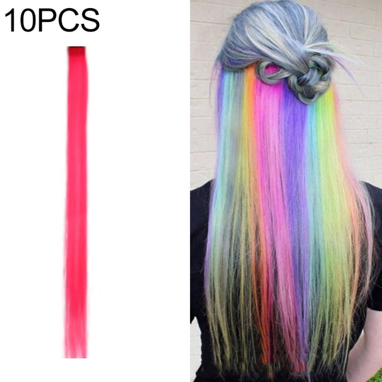 10 PCS Chemical Fiber Wig One-Step Gradient Color Single Card Wig, Stretched Length:24inches(43#) - free shipping - PMC TechLife - Order now!