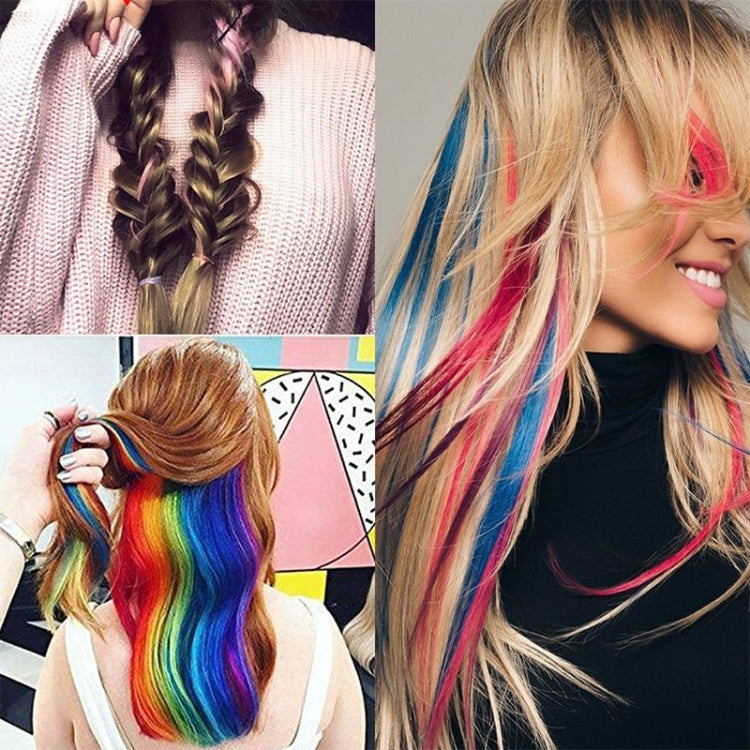 10 PCS Chemical Fiber Wig One-Step Gradient Color Single Card Wig, Stretched Length:24inches(28#) - free shipping - PMC TechLife - Order now!