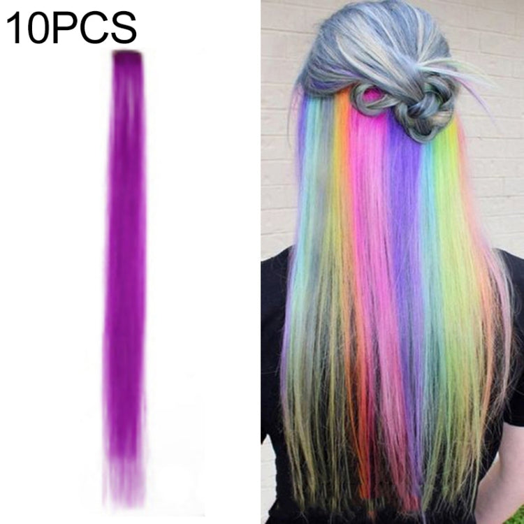 10 PCS Chemical Fiber Wig One-Step Gradient Color Single Card Wig, Stretched Length:24inches(29#) - free shipping - PMC TechLife - Order now!