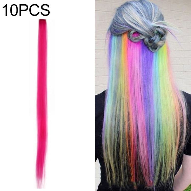 10 PCS Chemical Fiber Wig One-Step Gradient Color Single Card Wig, Stretched Length:24inches(31#) - free shipping - PMC TechLife - Order now!