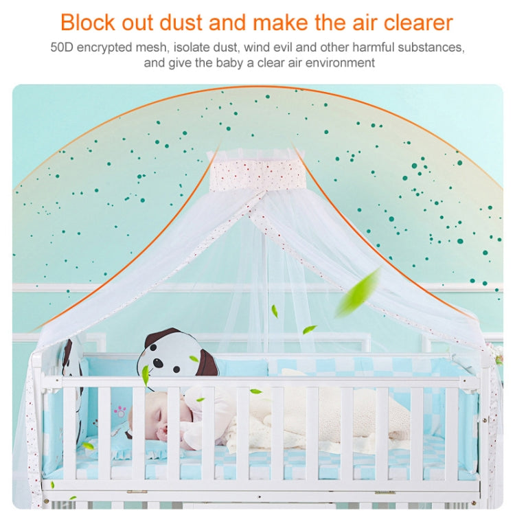 Crib Dome Lightweight Mosquito Net, Size:4.2x1.6 Meters, Style:Flower Side Mosquito Net - Mosquito Nets by PMC TechLife | Online Shopping South Africa | PMC TechLife