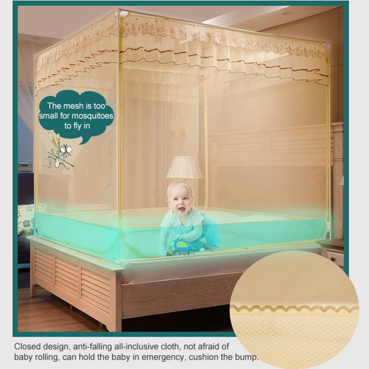 Home Free Installation Thickened Encryption Dustproof Mosquito Net, Size:200x220 cm(Full Bottom Green) - Mosquito Nets by PMC TechLife | Online Shopping South Africa | PMC TechLife