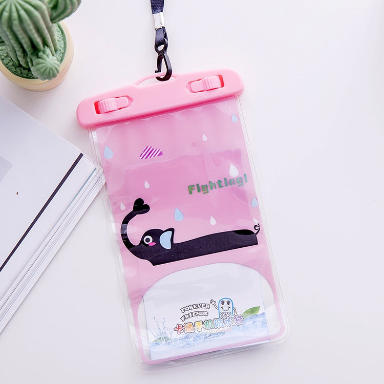 10 PCS Large Outdoor Photo Transparent Waterproof Cartoon Mobile Phone Bag, Style:Elephant - free shipping - PMc TechLife - Order now!