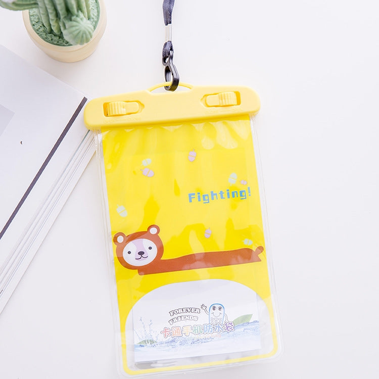 10 PCS Large Outdoor Photo Transparent Waterproof Cartoon Mobile Phone Bag, Style:Puppy - free shipping - PMc TechLife - Order now!