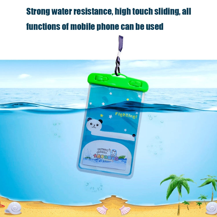 10 PCS Large Outdoor Photo Transparent Waterproof Cartoon Mobile Phone Bag, Style:Puppy - free shipping - PMc TechLife - Order now!