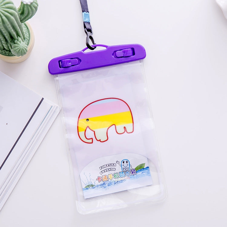10 PCS Large Outdoor Photo Transparent Waterproof Cartoon Mobile Phone Bag, Style:Big Elephant - Waterproof Bag by PMc TechLife | Online Shopping South Africa | PMc TechLife | Buy Now Pay Later Mobicred