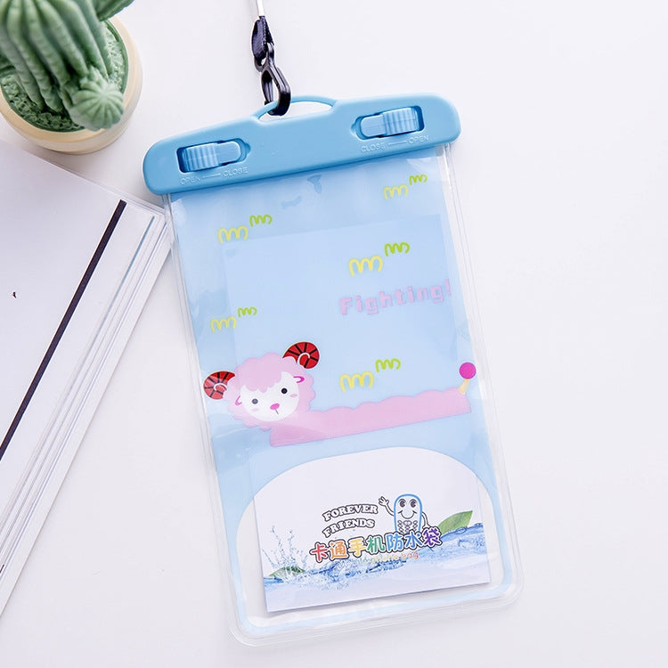 10 PCS Large Outdoor Photo Transparent Waterproof Cartoon Mobile Phone Bag, Style:Little Pink Cat - Waterproof Bag by PMc TechLife | Online Shopping South Africa | PMc TechLife | Buy Now Pay Later Mobicred