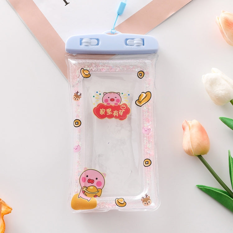 Cartoon Transparent Swimming Inflatable Air Bag Floating Mobile Phone Water-resistant Bag, Random Color Delivery - Water-resistant Bag by PMc TechLife | Online Shopping South Africa | PMc TechLife | Buy Now Pay Later Mobicred