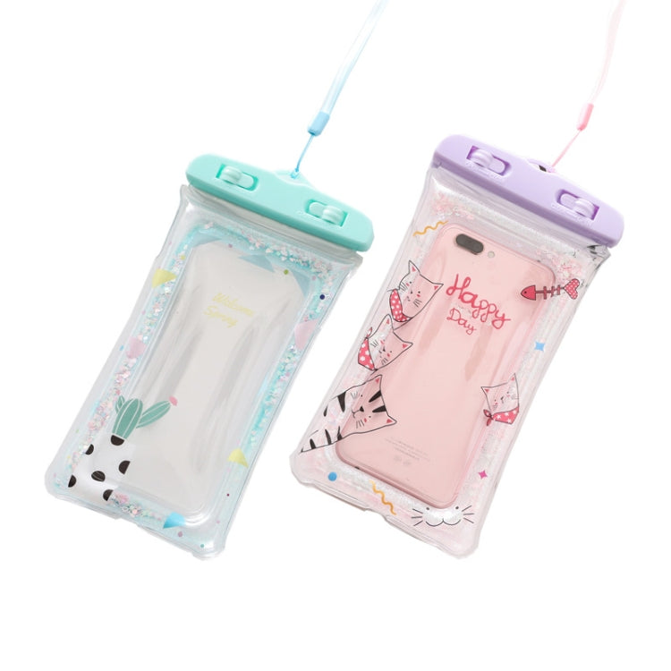 Cartoon Transparent Swimming Inflatable Air Bag Floating Mobile Phone Water-resistant Bag, Random Color Delivery - Water-resistant Bag by PMc TechLife | Online Shopping South Africa | PMc TechLife | Buy Now Pay Later Mobicred