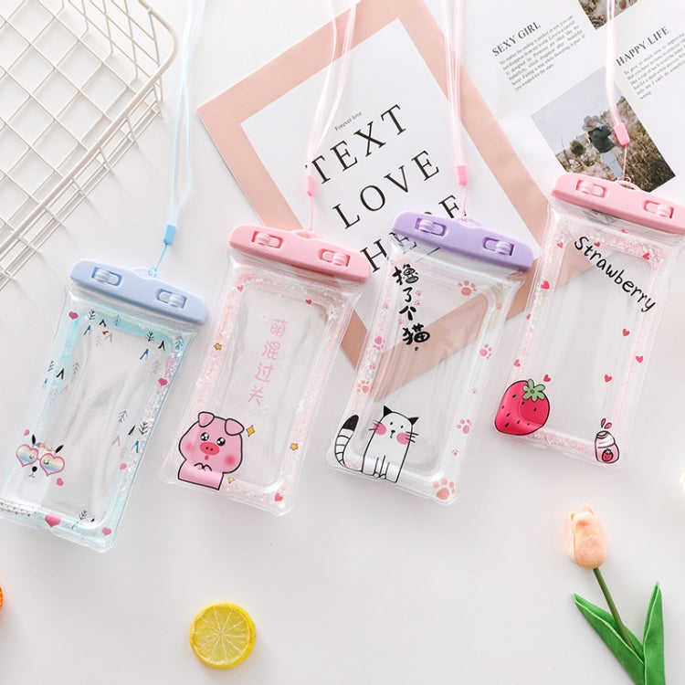 Cartoon Transparent Swimming Inflatable Air Bag Floating Mobile Phone Water-resistant Bag, Random Color Delivery - Water-resistant Bag by PMc TechLife | Online Shopping South Africa | PMc TechLife | Buy Now Pay Later Mobicred