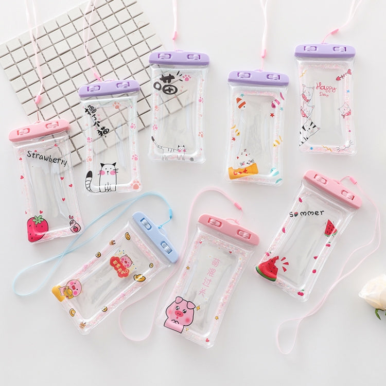 Cartoon Transparent Swimming Inflatable Air Bag Floating Mobile Phone Waterproof Bag, Random Color Delivery - Waterproof Bag by PMc TechLife | Online Shopping South Africa | PMc TechLife | Buy Now Pay Later Mobicred