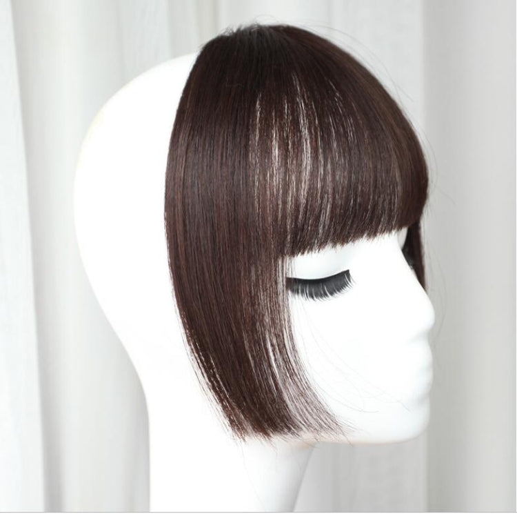 Women Fake Fringe Clip In Bangs Hair Extensions with High Temperature Synthetic Fiber(Light Brown) - free shipping - PMC TechLife - Order now!