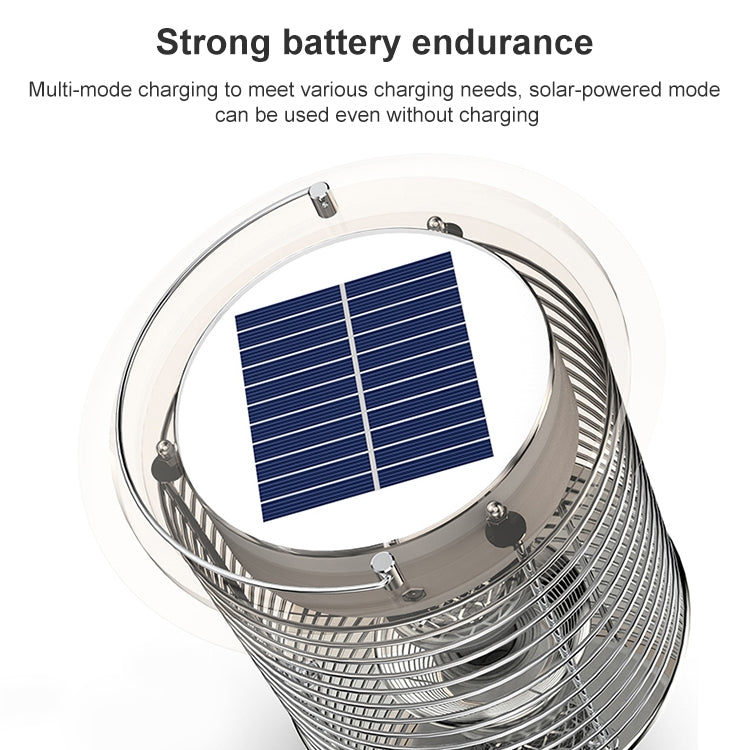 Outdoor Solar Waterproof Mosquito Lamp Mosquito Repellent, Color:TM03 Silver - Outdoor Insect Repellent by PMC TechLife | Online Shopping South Africa | PMC TechLife | Buy Now Pay Later Mobicred