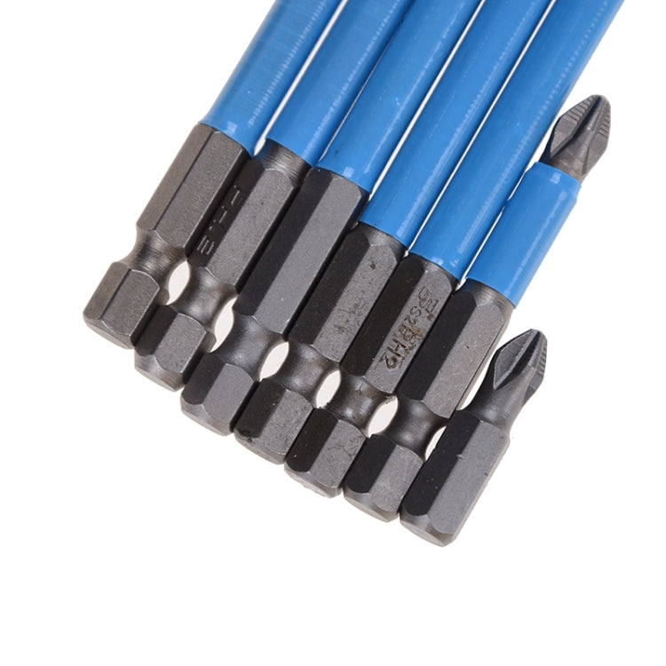 7 PCS PH2 Anti Slip Magnetic Cross Electric Drill Bits Screw Nozzle Taper Corrector 25mm 50mm 65mm 70mm 90mm 127mm 150mm - Screwdriver Tools by PMC TechLife | Online Shopping South Africa | PMC TechLife