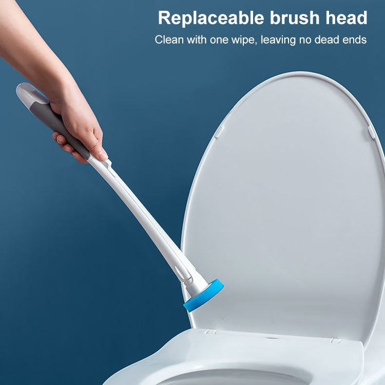 Disposable Toilet Brush Long Handle Cleaning Brush With Base Hanging Toilet Brush Set(White) - Cleaning Tools by PMc TechLife | Online Shopping South Africa | PMc TechLife | Buy Now Pay Later Mobicred