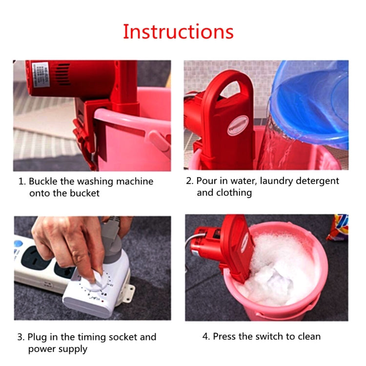 HX-02DS Household Portable Small Portable Washing Machine, CN Plug - free shipping - PMC TechLife - Order now!