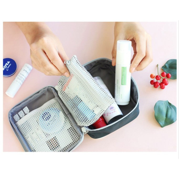 Cute Heart Mini Medicine Bag First Aid Emergency Kits Organizer Outdoor Household Pill Bag, Size: 13x10x4cm(Grey) - free shipping - PMC TechLife - Order now!