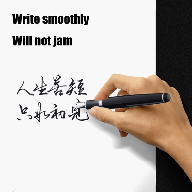 X750 Stationery Stainless Steel Fountain Pen Medium Nib Ink Pens School Oiifice Gift, Nib Size:0.5mm(Gold) - Fountain Pens by PMc TechLife | Online Shopping South Africa | PMc TechLife | Buy Now Pay Later Mobicred