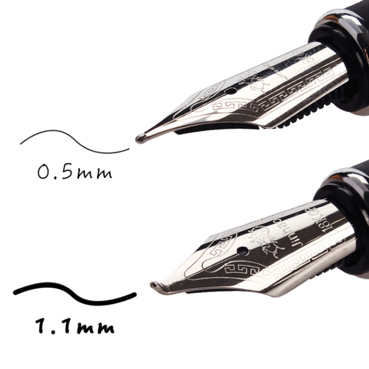 X750 Stationery Stainless Steel Fountain Pen Medium Nib Ink Pens School Oiifice Gift, Nib Size:1.1mm(Ivory) - Fountain Pens by PMc TechLife | Online Shopping South Africa | PMc TechLife | Buy Now Pay Later Mobicred