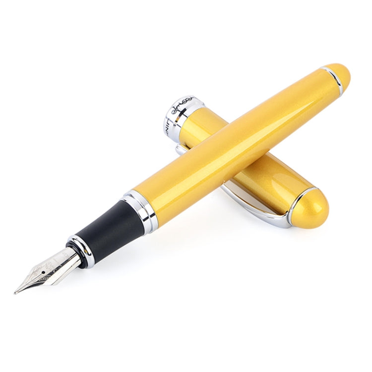 X750 Stationery Stainless Steel Fountain Pen Medium Nib Ink Pens School Oiifice Gift, Nib Size:1.1mm(Gold) - Fountain Pens by PMc TechLife | Online Shopping South Africa | PMc TechLife | Buy Now Pay Later Mobicred