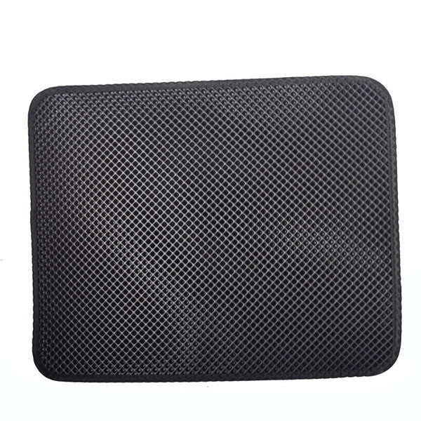 Waterproof Pet Cat Litter Mat EVA Double Layer Cat Litter Trapping Pets Mat Pad Bottom Non-slip Pet Litter Cat Mat(Black) - Pads by PMC TechLife | Online Shopping South Africa | PMC TechLife | Buy Now Pay Later Mobicred