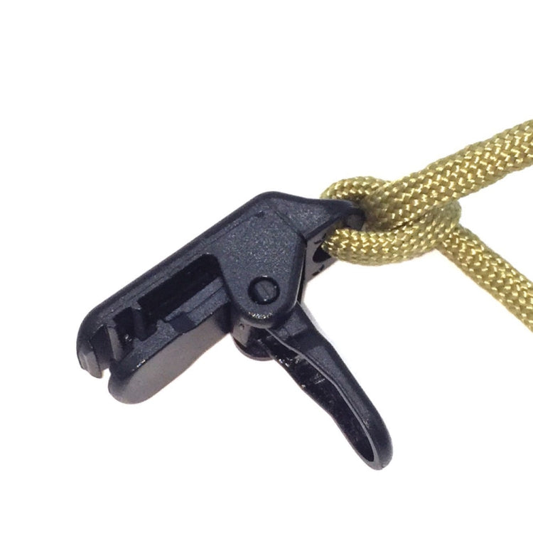 10pcs Tents Accessories Awning Wind Rope Clamp Plastic Clip Outdoor Camping Tent Alligator Cip Hook(Black) - Tents & Accessories by JD | Online Shopping South Africa | PMC TechLife | Buy Now Pay Later Mobicred