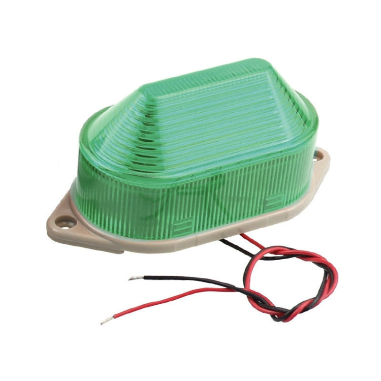 DC12V Led Mini Strobe Signal Warning Light Silent Warning Light(Green) - Warning Lights by PMC TechLife | Online Shopping South Africa | PMC TechLife | Buy Now Pay Later Mobicred