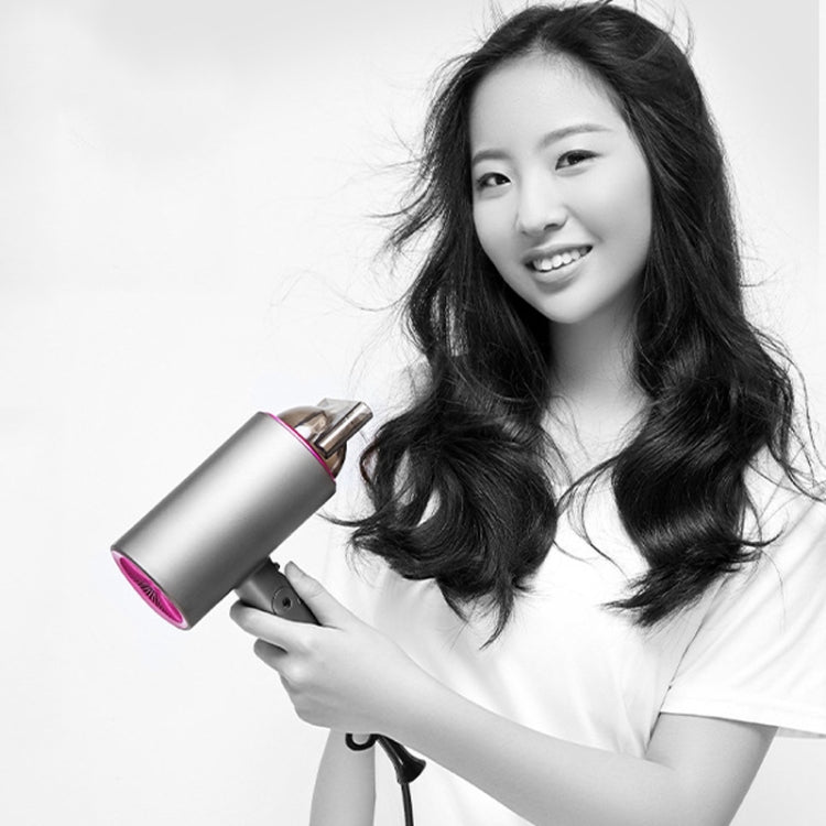 Mingge T1 T Style 1800W High-power Cold Hot Air Wind Fast Drying Folding Hair Dryer, Plug Type:EU Plug(Gray) - free shipping - PMC TechLife - Order now!
