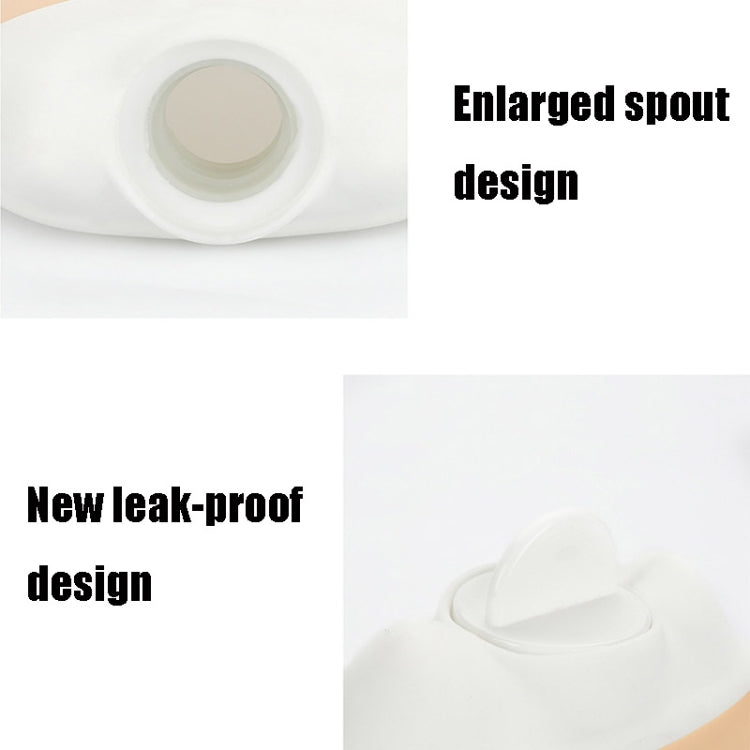 Cartoon Silicone Mini Warm Belly Warm Palace Water Injection Explosion-Proof Warm Water Bag(Coral Powder) - free shipping - PMC TechLife - Order now!
