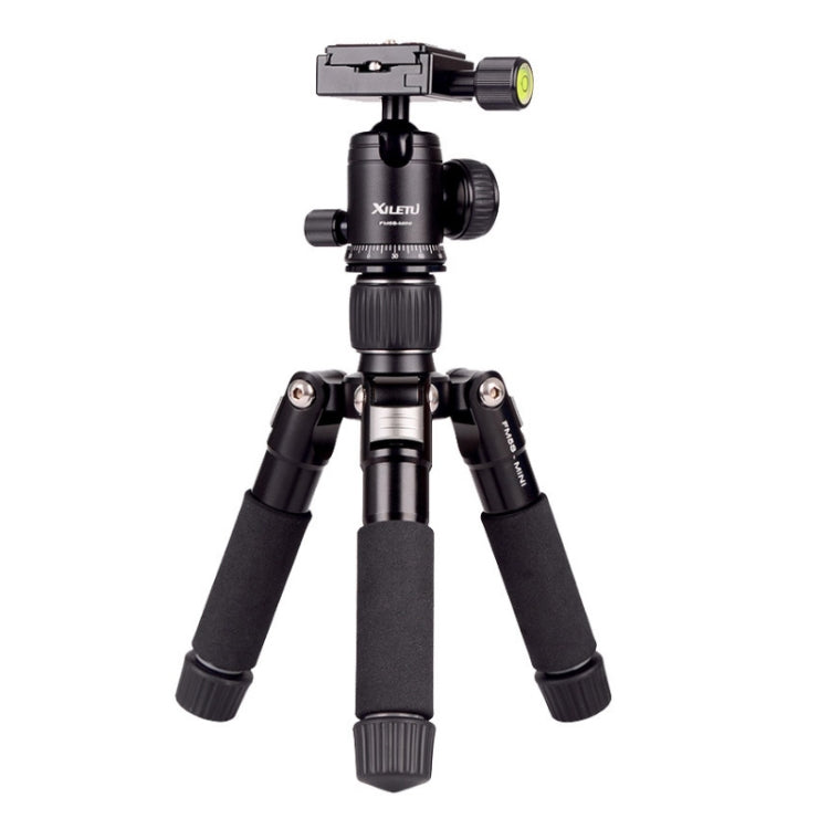 Xiletu FM5S-MINI 5-Section Folding Legs Mini Desktop Tripod Mount(Titanium) - free shipping - PMC TechLife - Order now!