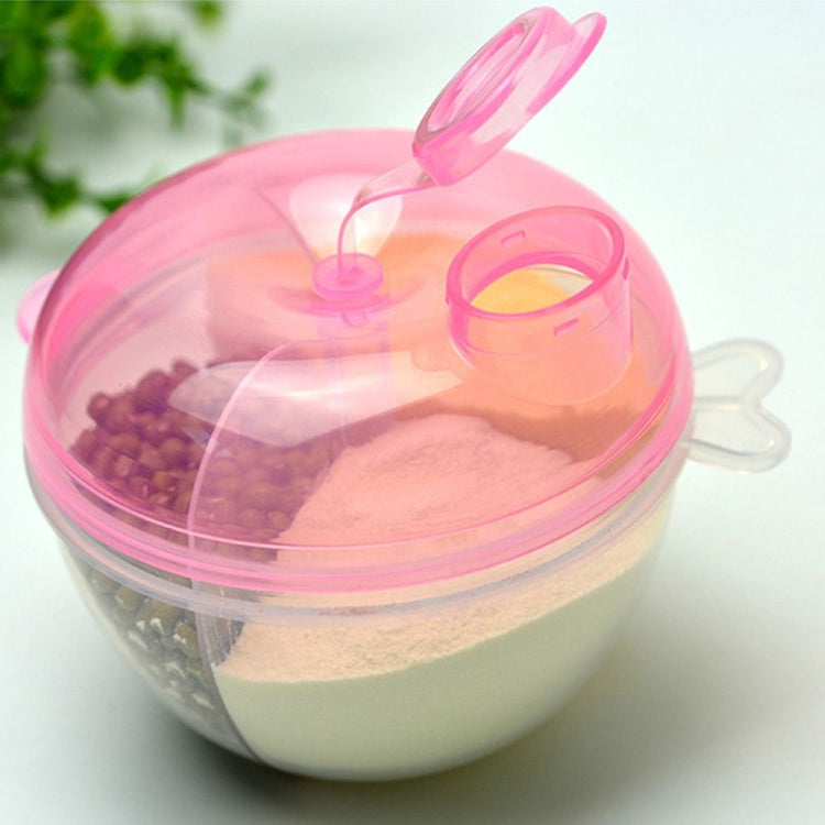 Baby Milk Powder Formula Dispenser Food Container Storage Feeding Box 3 Layer Leakproof Travel Storage Box for Kids Toddler(Pink) - Cups & Silicone Nipple by PMC TechLife | Online Shopping South Africa | PMC TechLife