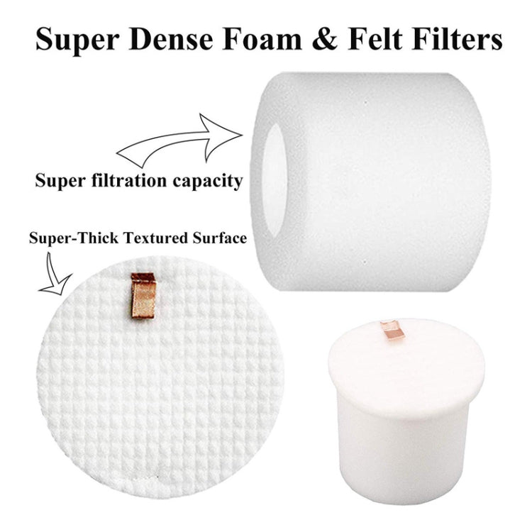 8 PCS/Set Vacuum Cleaner Filter Set For Shark IQ R101AE IQ R101 / RV1001 - For Shark Accessories by PMC TechLife | Online Shopping South Africa | PMC TechLife | Buy Now Pay Later Mobicred