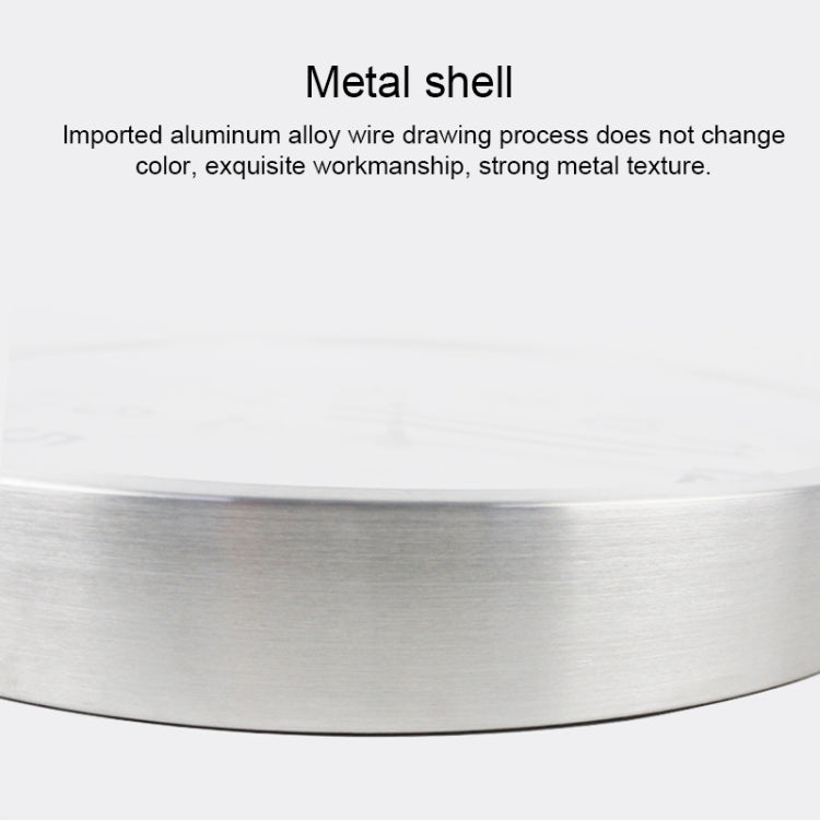 Smart Network Automatic Time Synchronization Wifi Wall Clock Modern Minimalist Silent Living Room Clock, Size:16 inch(Silver) - Wall Clock by PMC TechLife | Online Shopping South Africa | PMC TechLife