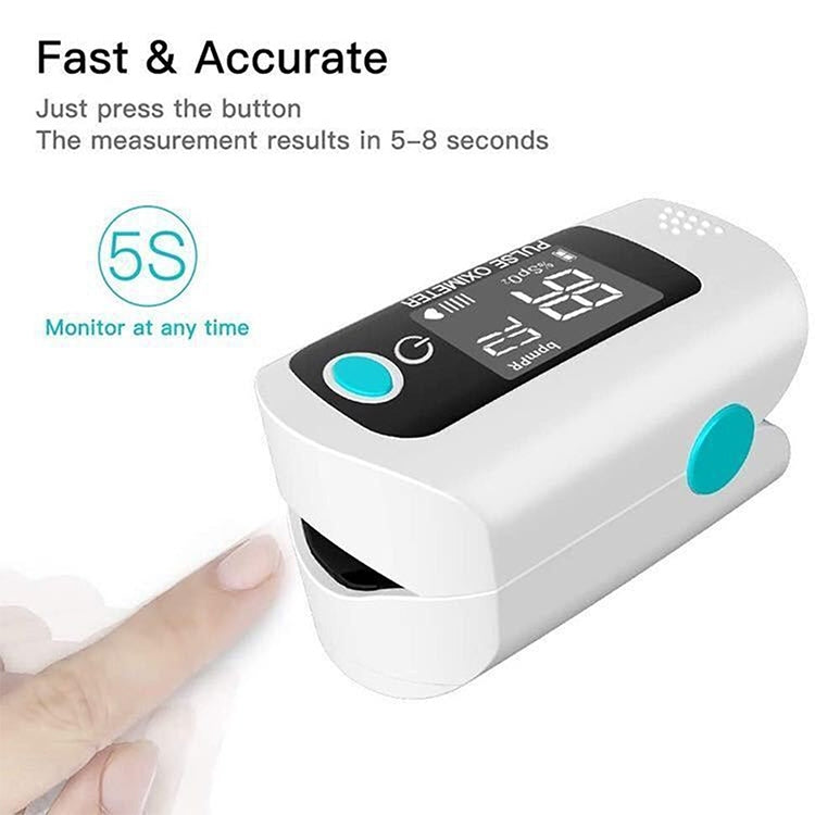 X1805 Oxygen Saturation Detector Medical Monitoring Heart Rate Finger Clip Oximeter (Blue) - free shipping - PMC TechLife - Order now!