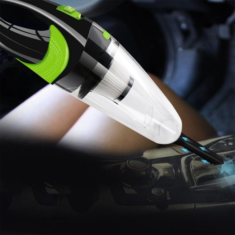 Wireless Car Vacuum Cleaner Handheld Mini Vacuum Cleaner Super Suction Wet And Dry Dual Use Portable Vacuum Cleaner(Transparent+Green) - free shipping - PMC TechLife - Order now!